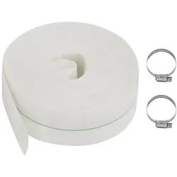 vidaXL Wischwasserschlauch Flachschlauch 100 m 2" PE