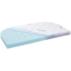 Babybay Beistellbettmatratze , Textil , Füllung: Polyester , 89x49.5 cm , Bezug abnehmbar/waschbar, für Hausstauballergiker geeignet, klimatisierte Belüftungskanäle, optimale Belüftung, atmungsaktiv, schadstoffgeprüft, Bezug antimikrobiell beschichtet, Nässeschutz, Bezug rundum abnehmbar , Babymöbel & Kindermöbel, Babyzimmer, Babymatratzen