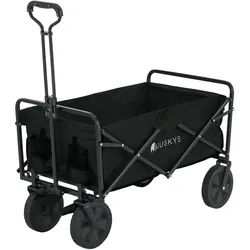 Faltbarer Bollerwagen - Schwarz