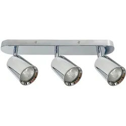 Strahler , Chromfarben , Metall , 35x8 cm , RoHS , Lampen & Leuchten, Leuchtenserien