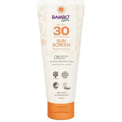 Bambo Nature Sonnencreme farb- u. parfümfrei SPF30 200 ml, 6 Stück