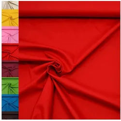 MAGAM-Stoffe Stoff "Sophie", Baumwollstoff uni 100% Baumwolle ÖKO-TEX Meterware ab 50cm rot