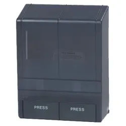Plum Spender MP 2000 Modul 2, Kunststoff, 2-fach Spender für alle Bag-in-Box Produkte wie Seifen/Handreiniger/Handcremes, 1 Stück