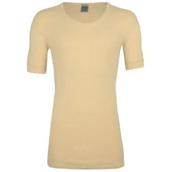 wobera Angora Herrenunterhemd 1⁄2 Arm 20% 1 St beige Männer