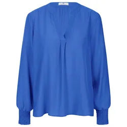 Le chemisier encolure arrondie Peter Hahn bleu