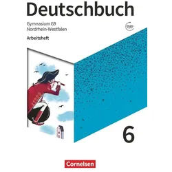Schulbuch Deutschbuch Gymnasium - Nordrhein-Westfalen - 2019 - 6. Klasse - Arbei Angela Mielke, Cordula Grunow, Deborah Mohr, Andrea Wagener, Christoph Oldeweme weiß