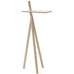 Stehpult Der kleine Lehner Nils Holger Moormann weiß, Designer Jörg Gätjens, 128x45x45 cm