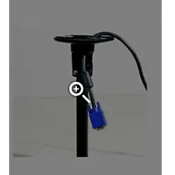 EXERTIS CONNECT Deckenhalterung für Projektoren Schwarz, Silber