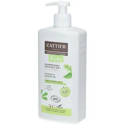 Cattier Kids 2 in 1 Dusch-Shampoo Grüner Apfel