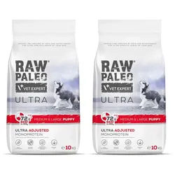 Vetexpert RAW PALEO ULTRA BEEF PUPPY MEDIUM/ LARGE 2x10KG