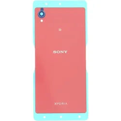 Sony Xperia M4 Aqua E2303 Battery Cover coral (Sony Xperia M4 Aqua), Mobilgerät Ersatzteile, Rot