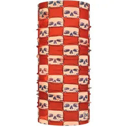 Buff Original EcoStretch Skull Plaid Multifunktionstuch, orange für Männer