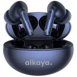 alkaya. Bluetooth Kopfhörer in Ear Kopfhörer Kabellos Noise Cancelling - Blau Bluetooth-Kopfhörer (Kopfhörer, Bluetooth, Umgebungsgeräuschunterdrückung) blau