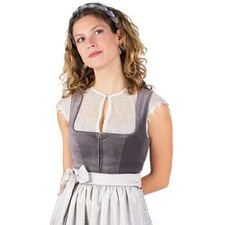 MarJo Dirndl Samt Dirndl 2tlg. - MARKTL - asphalt/pastellgrau grau 50