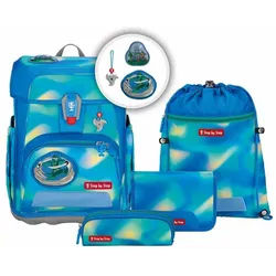 Step by Step Schulranzen Step by Steo Cloud Flash - Schulranzen Set 5tlg. (Ninja Zazu) blau
