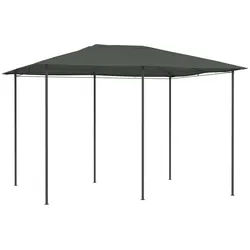 vidaXL Pavillon 3 x 4 x 26 m Pavillon Gartenzelt 3x4x2,6 m Anthrazit 160 g m2 schwarz