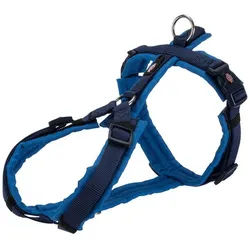 TRIXIE Hunde-Geschirr Premium Trekking Geschirr indigo/royalblau blau Größe: S-M Maße: 44-53 cm / 20 mm