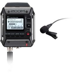 Zoom F1-LP Field Audio Recorder mit LMF-1 Lavalier Mikrofon