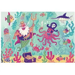 Ravensburger Puzzle Ravensburger Kinderpuzzle Puzzle&Play 05591 - Piraten auf..., 24 Puzzleteile