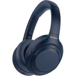 Sony WH-1000XM4 kabelloser Over-Ear-Kopfhörer (Noise-Cancelling, One-Touch Verbindung via NFC, Bluetooth, NFC, Touch Sensor, Schnellladefunktion) blau