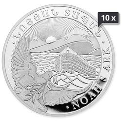 10 x 1 kg Silber Armenien Arche Noah 2024