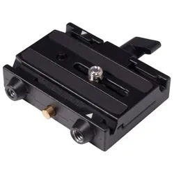 Manfrotto Schnellwechseleinrichtung mit Gleitplatte und Zusatzsicherung