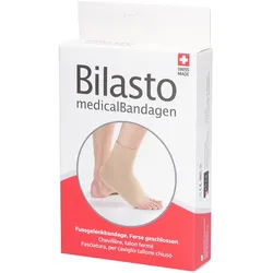 Bilasto Fussgelenkbandage L Ferse geschloss beige