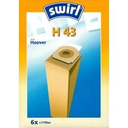Swirl Staubsaugerbeutel H43 Classic aus Spezialpapier für Hoover Staubsauger