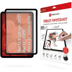 DISPLEX PAPERSENSE für iPad 10,9''/11", iPad Air 11" wieder ablösbare Schreib- und Zeichenfolie mit Paper Feeling für ein Schreibgefühl wie auf Papier
