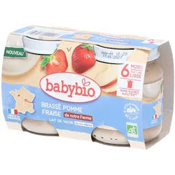 Babybio Brassé Apfel-Erdbeere