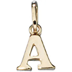 JOBO Buchstabenanhänger Anhänger Buchstabe, 333 Gold gelb|goldfarben