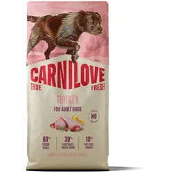 Carnilove True Fresh Dog Turkey für ausgewachsene Hunde 12kg