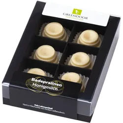 Greendoor Geschenk Set Badepralinen Honigmilch 60 g