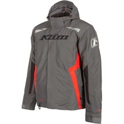 Klim Rift Snowmobil Jacke, grau-rot, Größe XL für Männer