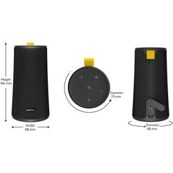 Earfun UBOOM to go Bluetooth-Lautsprecher Aktiv, Bluetooth-Lautsprecher schwarz