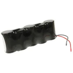 Notbeleuchtungs-Akku F1x5 Saft VNT D mit Kabel 10cm mit offener Litze 6V, 4000mAh