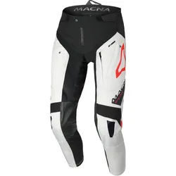 Macna Chameleon-1 Motocross Hose, schwarz-weiss-rot, Größe XL für Männer