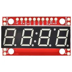 SparkFun Serielles 7-Segment Display, rot