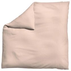 Schlafgut Bettdeckenbezug , Hellrot , Textil , Uni , 200x200 cm , Textiles Vertrauen - Oeko-Tex®, AZO-frei, Bsci, Oeko-Tex® Standard 100 , pflegeleicht, atmungsaktiv, bügelleicht, schadstoffgeprüft, weiche und anschmiegsame Oberfläche, dicht gewebtes Garn , Heimtextilien, Bettwäsche & Leintücher, Bettwäsche, Satin-bettwäsche