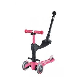 Scooter Mini MICRO 3in1 DELUXE PLUS pink - MMD079