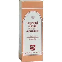 ISOPROPYLALKOHOL 70% V/V Hetterich 100 ml