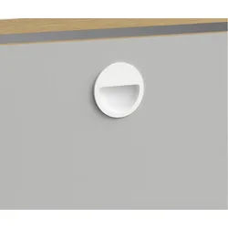 Raumhirsch Furniture Kommode Sideboard, Wohnschrank, Anrichte, praktisch Schrank (Maße: 116 x 81,7 x 42 cm, 4 Schubladen, viel Stauraum), funktionale Aufteilung, pflegeleicht und kratzfest grau|weiß