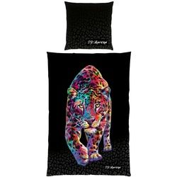 Herding Bettwäsche , Multicolor, Schwarz , Textil , 135x200 cm , Oeko-Tex® Standard 100 , hautfreundlich, bügelleicht, schadstoffgeprüft , Heimtextilien, Bettwäsche & Leintücher, Bettwäsche, Satin-bettwäsche