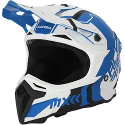 Acerbis Profile 5 Motocross Helm, weiss-blau, Größe XL für Männer