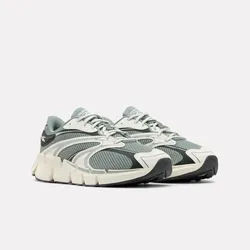 Laufschuh REEBOK "ZIG HYPNOTICA", Damen, Gr. 47, chalk, light fog, grau 6, Synthetik, Textil, Schuhe Laufschuh