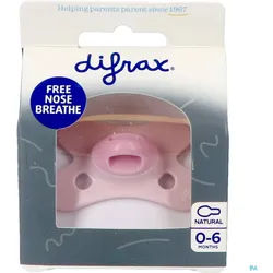 Difrax Schnuller Sonderedition Natürlicher Rosenquarz 0-6m