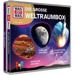 Tessloff Verlag Hörspiel WAS IST WAS 3-CD Hörspielbox. Die große Weltraumbox