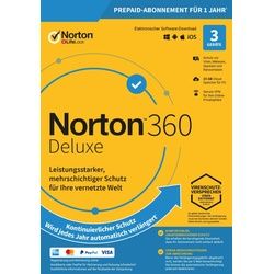 Norton 360 Deluxe inkl. 25GB MD ; 3 Geräte 1 Jahr