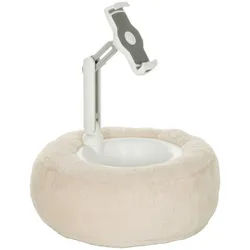 Mid.you Tablethalterung , Weiß, Beige , Kunststoff, Textil , 11 cm Schubladen , 30x30-36x30 cm , universell passend , Büromöbel, Bürobedarf, Sonstiger Bürobedarf