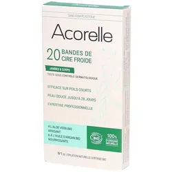 Acorelle Kaltwachsstreifen Körper 20 Stck. Streifen 1 St Unisex